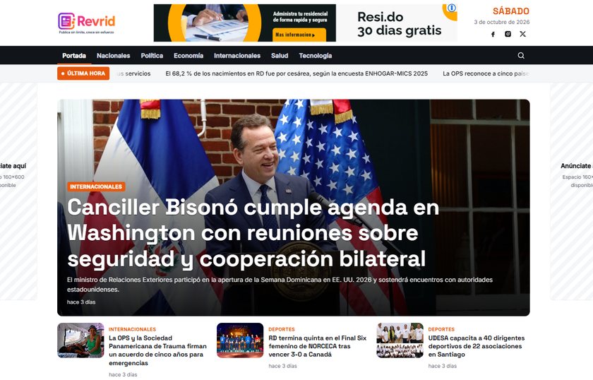 Diseño Al Minuto para periódico digital