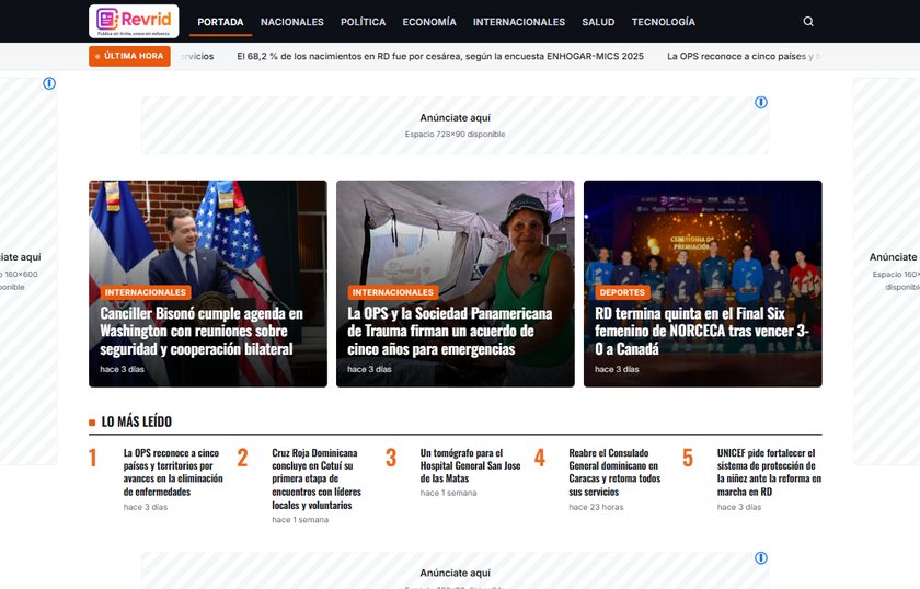 Diseño Metrópoli para periódico digital
