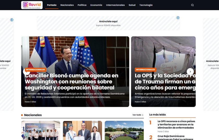 Diseño Pulso para periódico digital
